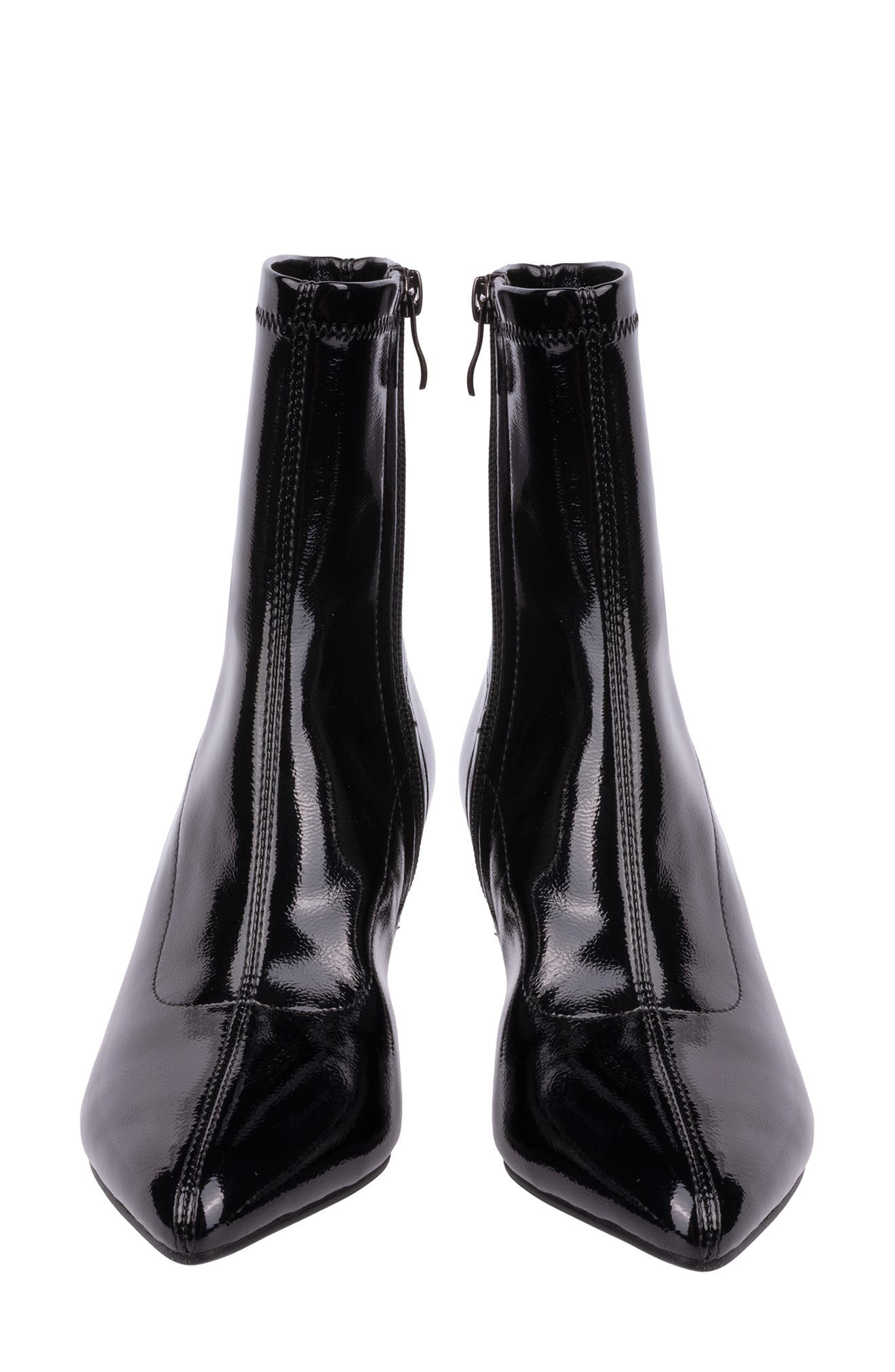 NINETY UNION Greece Pointed Toe Bootie, Alternate, color, Black