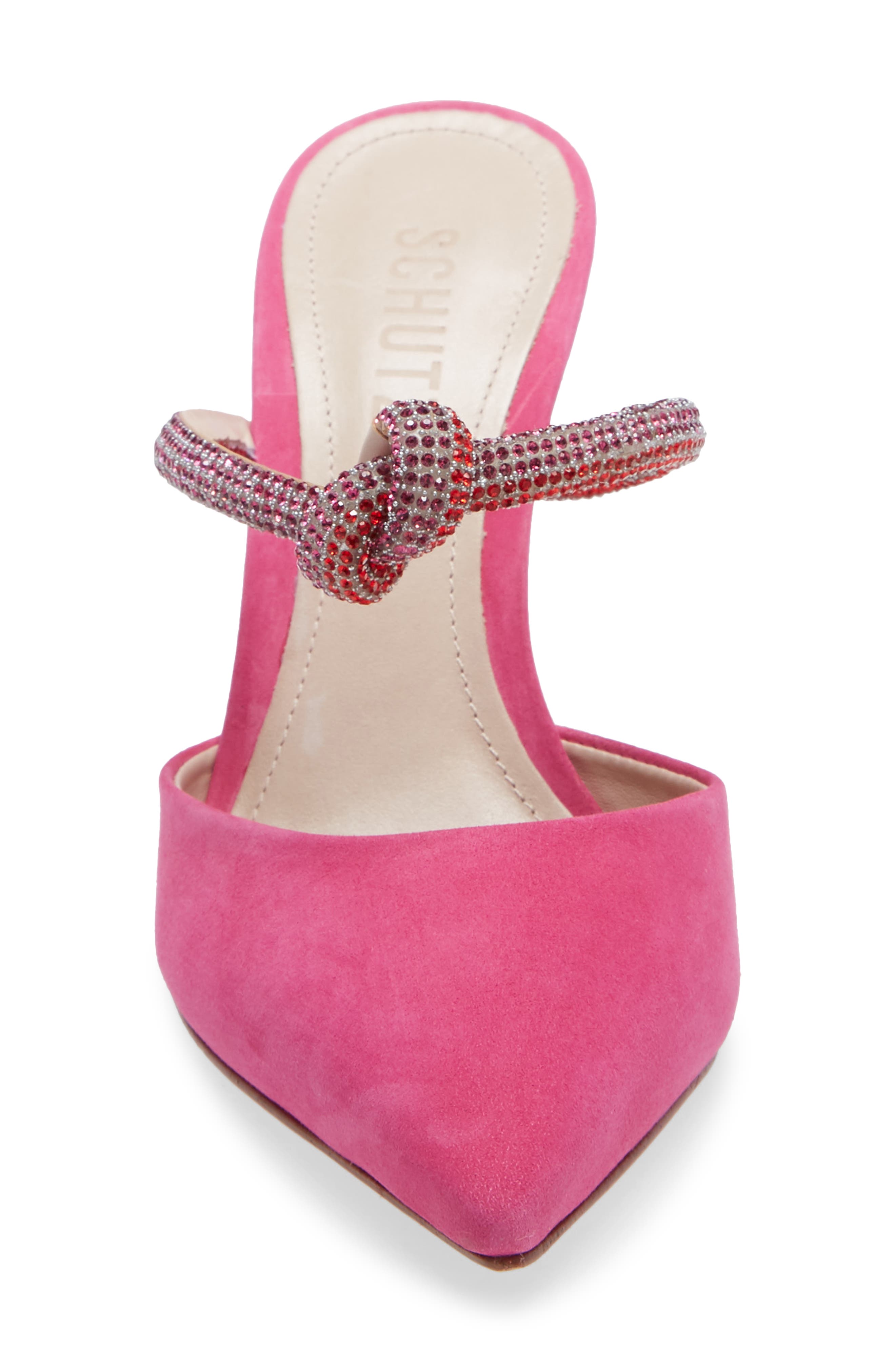 Pearl Pointed Toe Mule, Alternate, color, PARADISE PINK NUBUCK