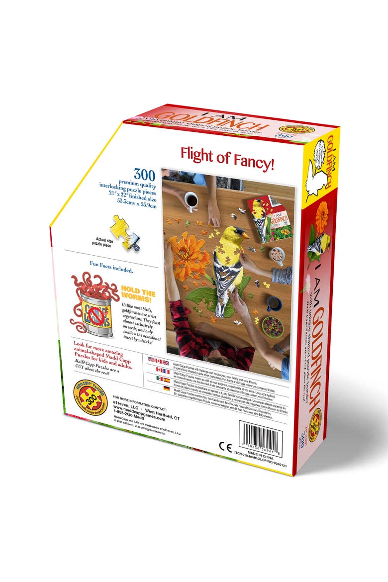 Goldfinch 300 Piece Jigsaw Puzzle, Alternate, color, Multicolored