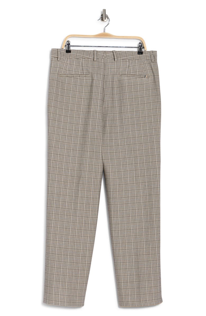 BOSS Peter Flat Front Stretch Dress Pants, Alternate, color, Medium Beige