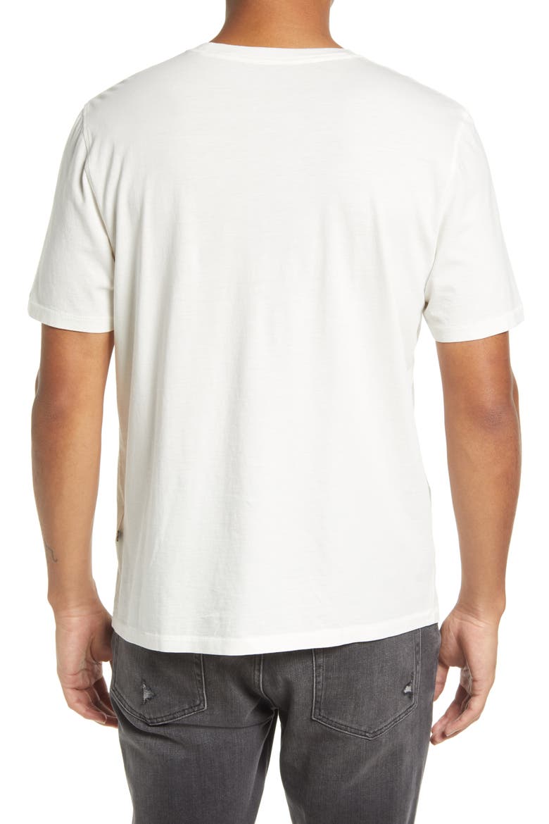 Washed Organic Cotton Pocket T-Shirt, Alternate, color, WHITE