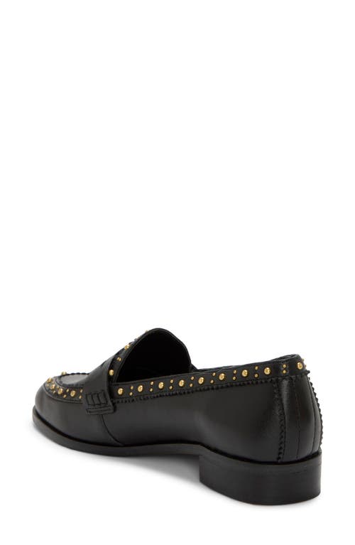 Vince Camuto Camdyn Studded Penny Loafer In Black