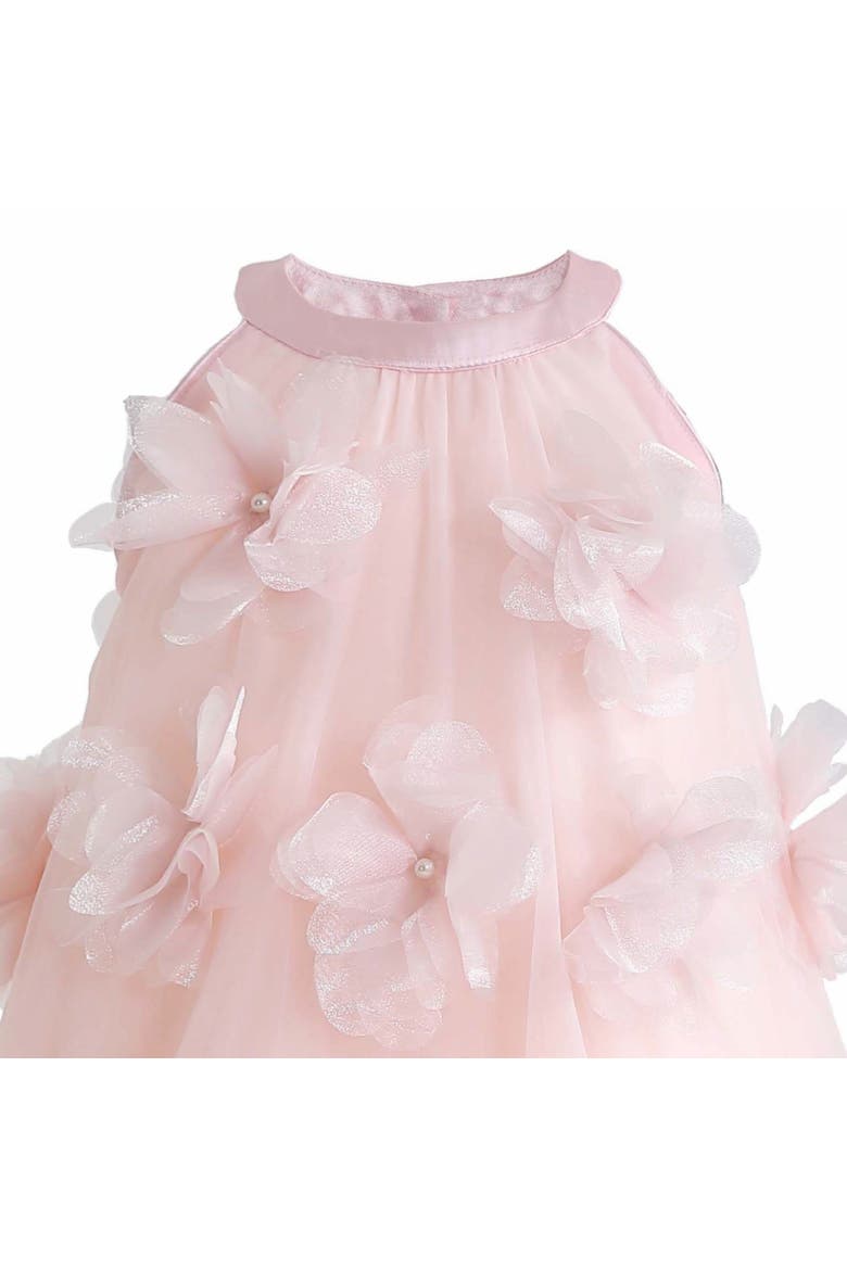 Veloura Floral Bow Dress, Alternate, color, Pink