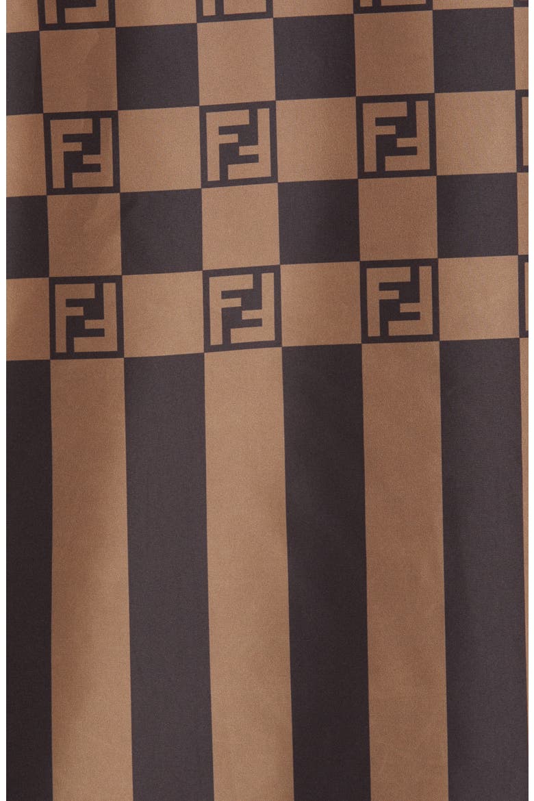 FF Logo Reversible Jacket, Alternate, color, F13IZ TABACCO/ MORO