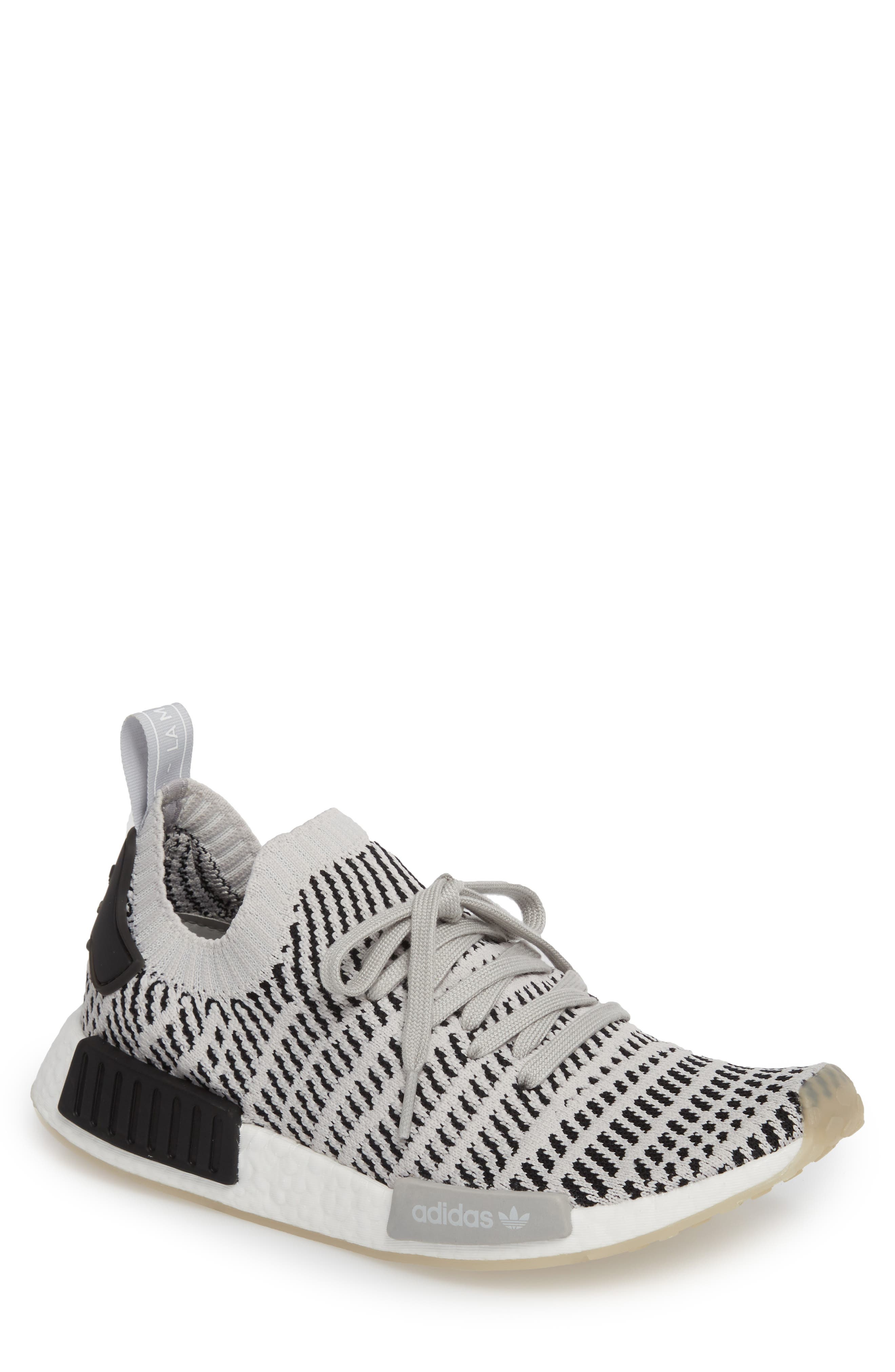 adidas NMD_R1 STLT Primeknit Sneaker, Main, color, 