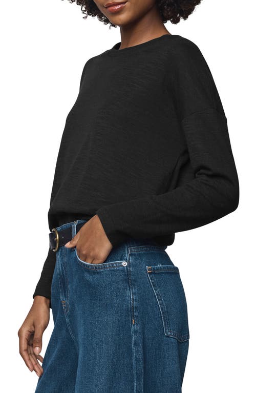 Splendid Callista Long Sleeve T-shirt In Black