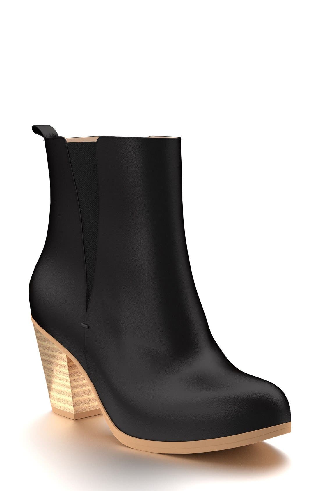 Shoes of Prey Block Heel Chelsea Boot, Main, color, 