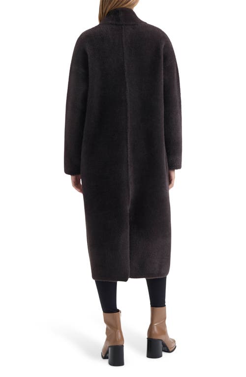 Nvlt Oversize Sweater Coat In Brown