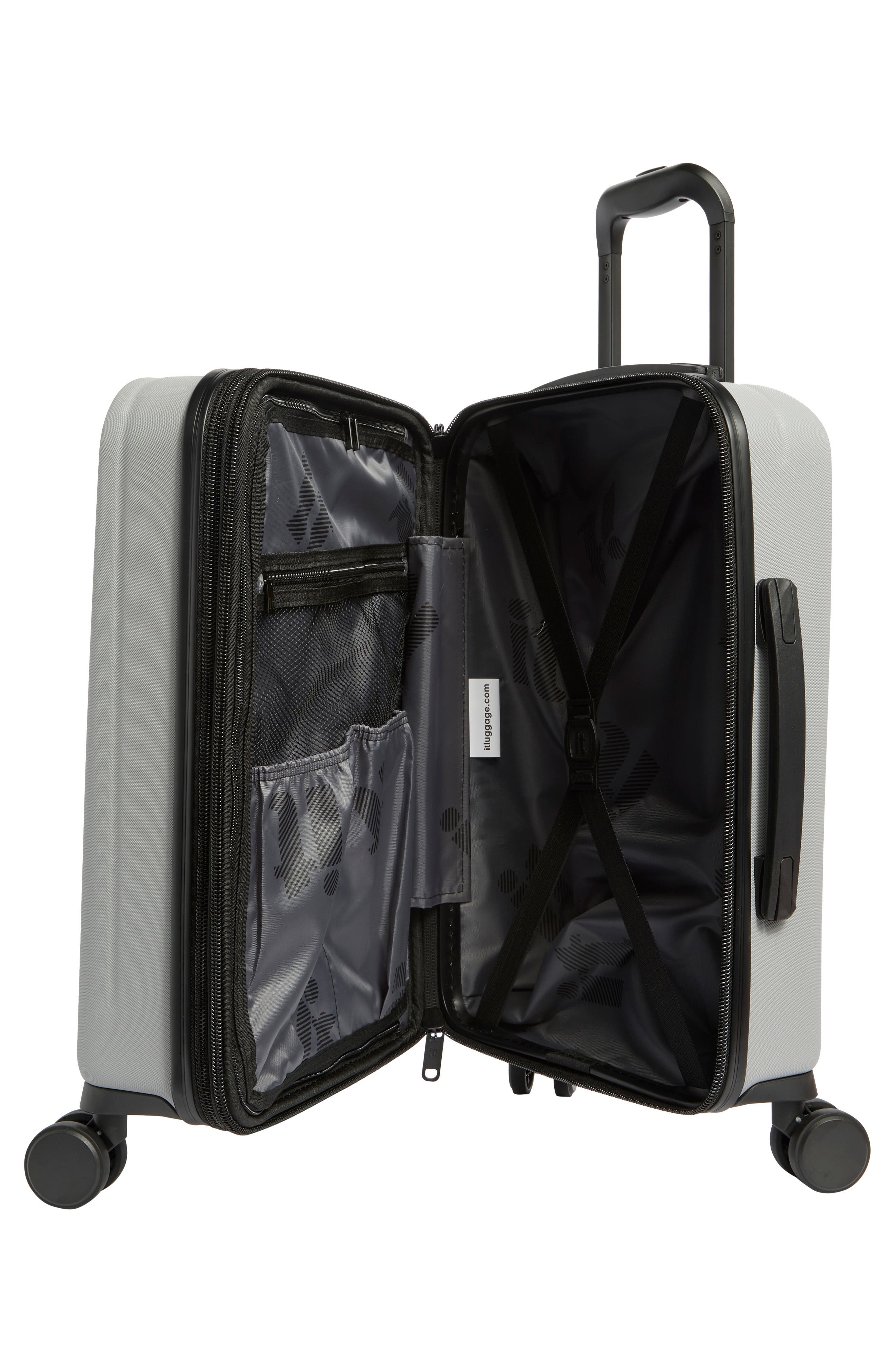 IT LUGGAGE Legion 21-Inch Hardside Carry-On Luggage, Alternate, color, Silver