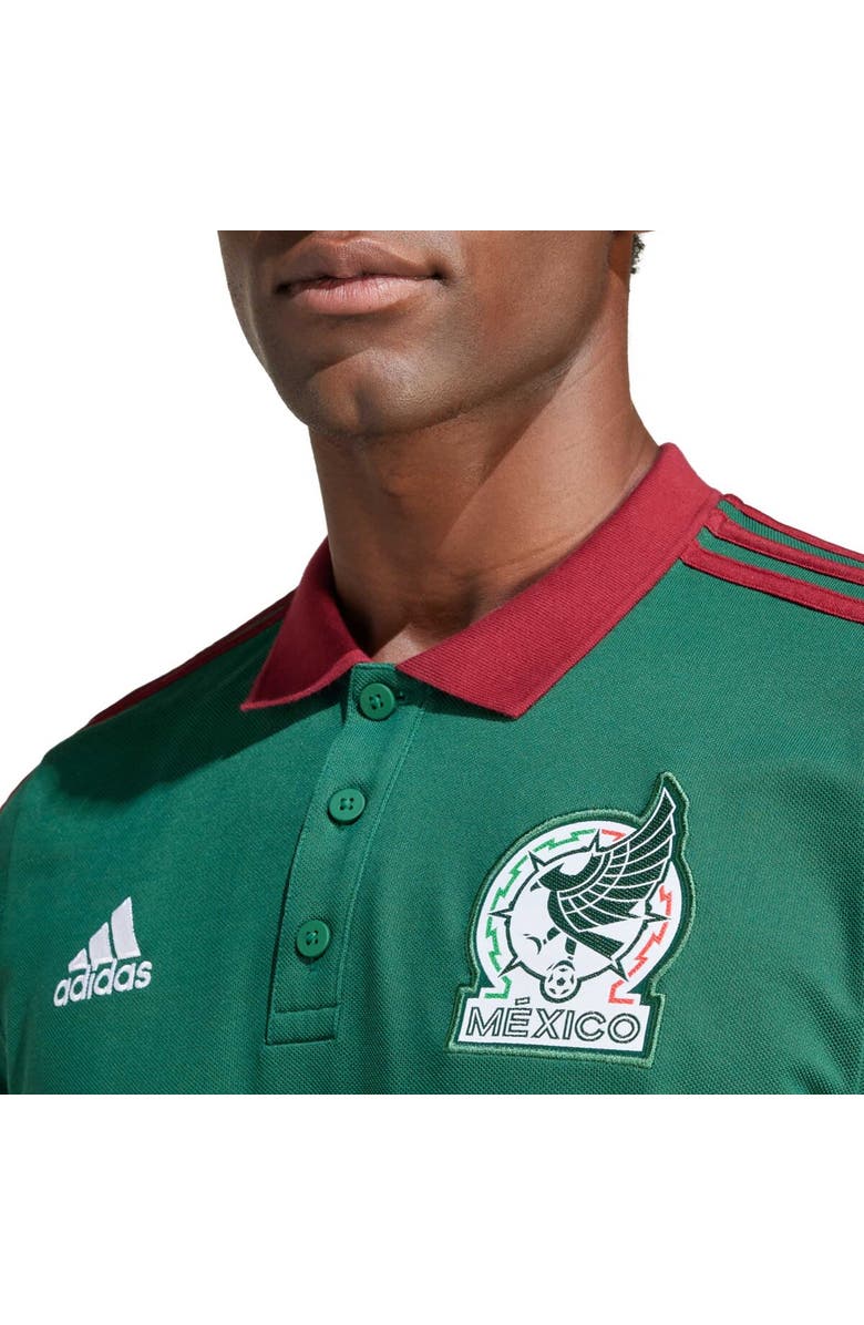 adidas Men's adidas Green Mexico National Team DNA AEROREADY Polo, Alternate, color, 