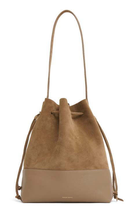 Drawstring Cabas Bucket Bag