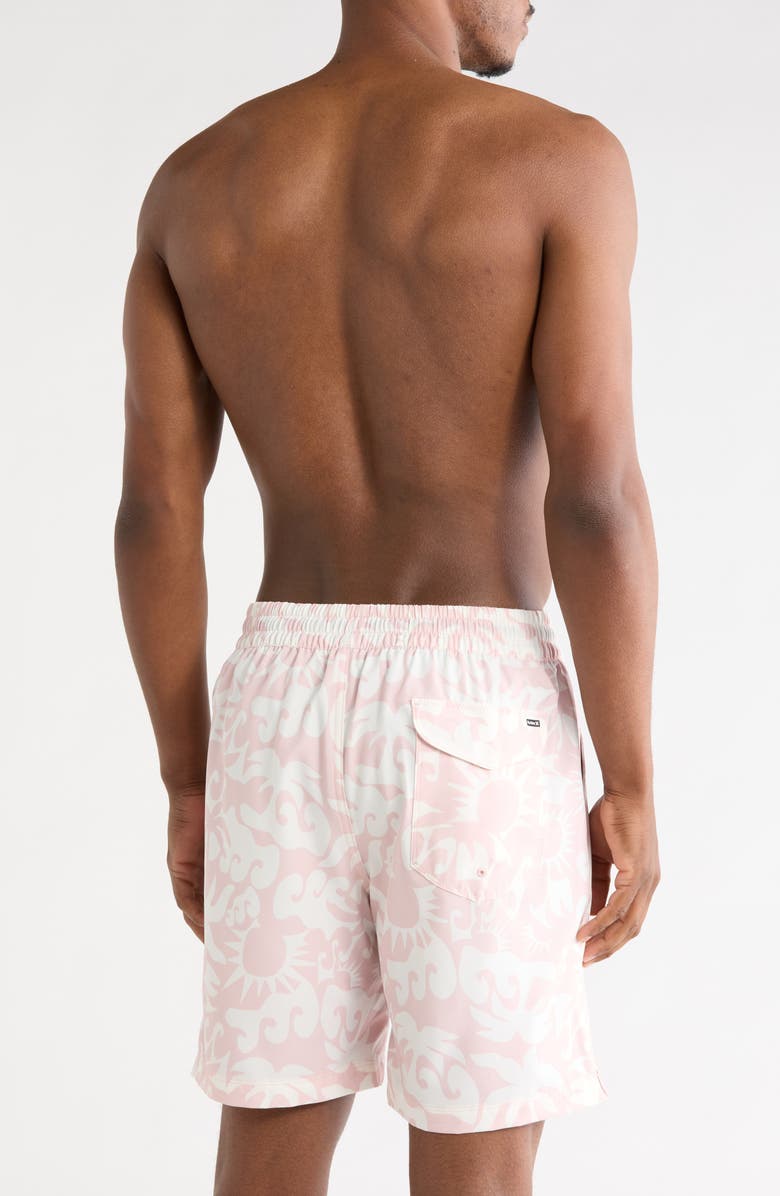Hurley Sunny Seaside Volley Swim Trunks, Alternate, color, Dark Beige