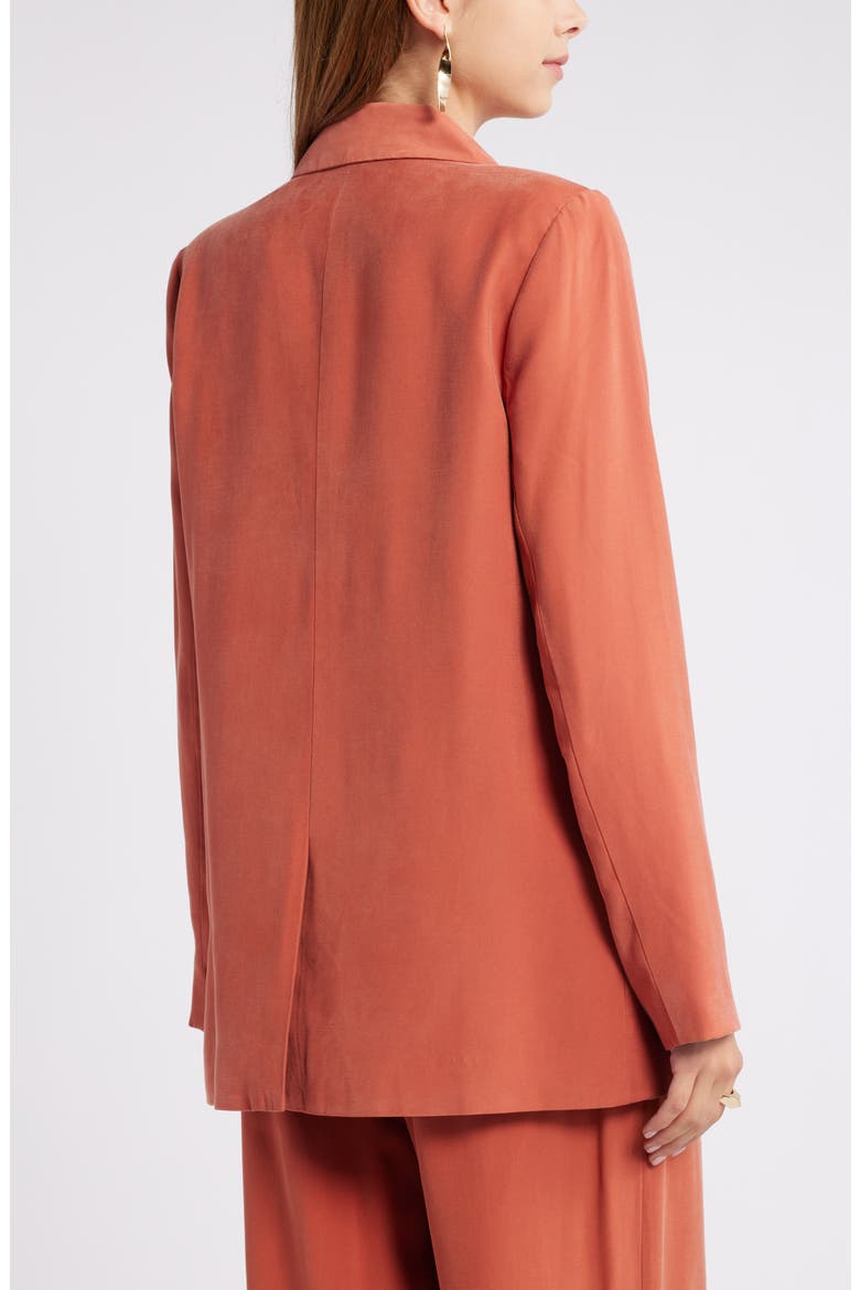 Relaxed Fit Blazer, Alternate, color, RUST REDWOOD