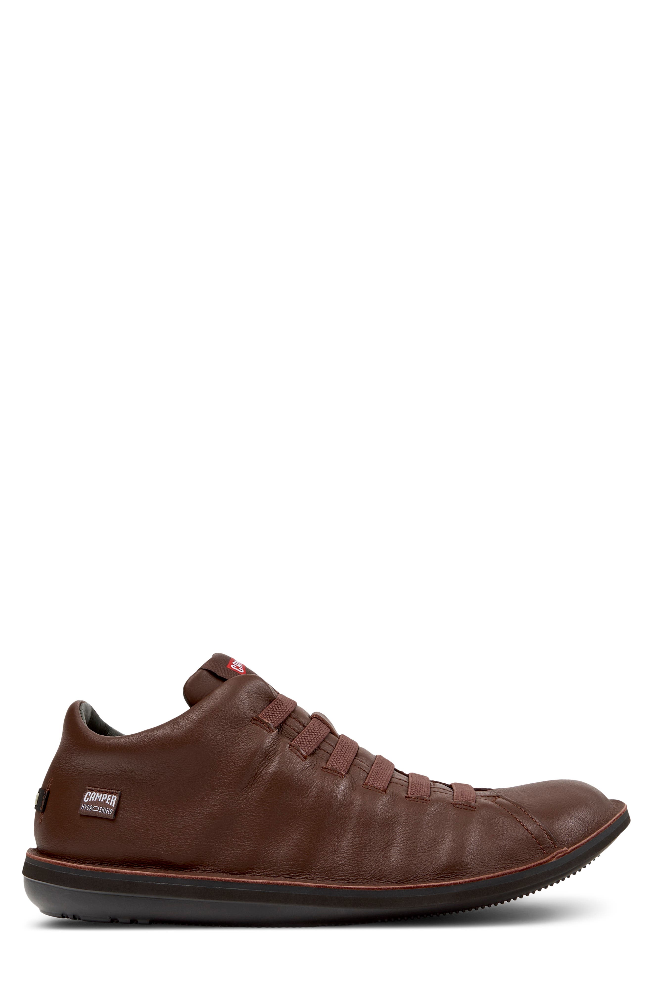 Beetle Leather Ankle Boot, Alternate, color, MEDIUM BROWN