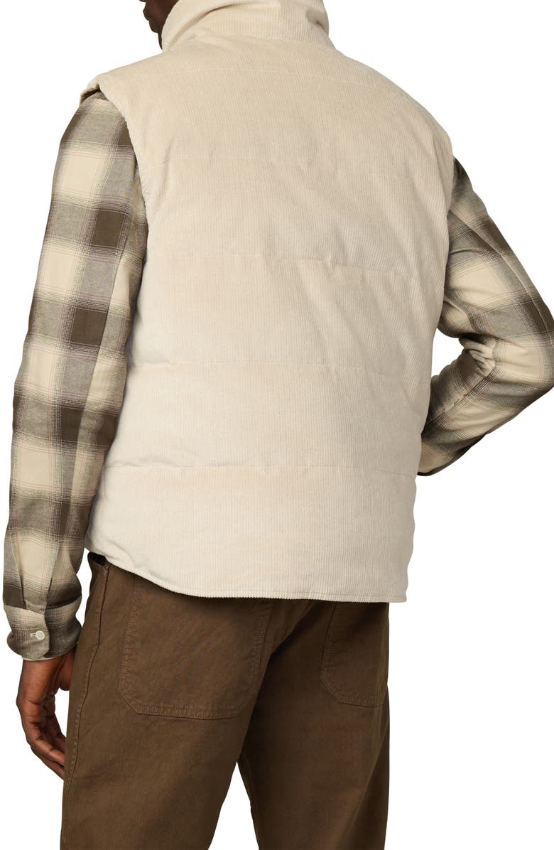 Joe's Reversible Corduroy Puffer Vest, Alternate, color, Winter Sand
