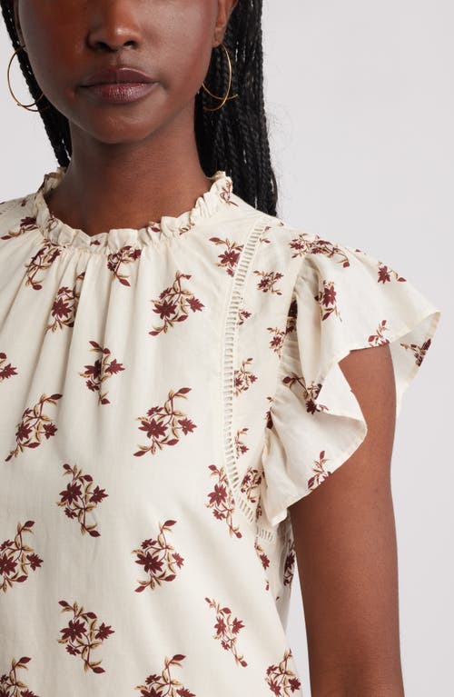 Treasure & Bond Tiered High Neck Shift Minidress In Neutral