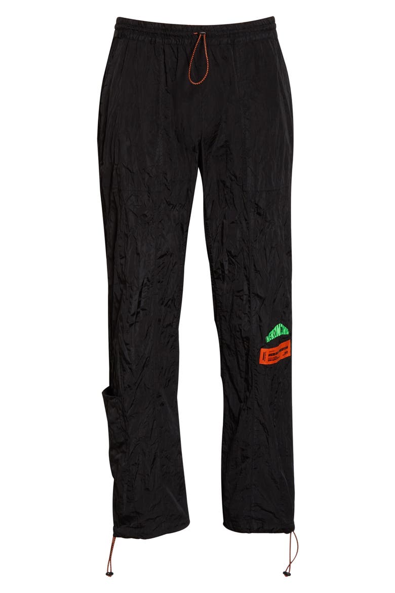 Windbreaker Pants, Alternate, color, BLACK GREEN