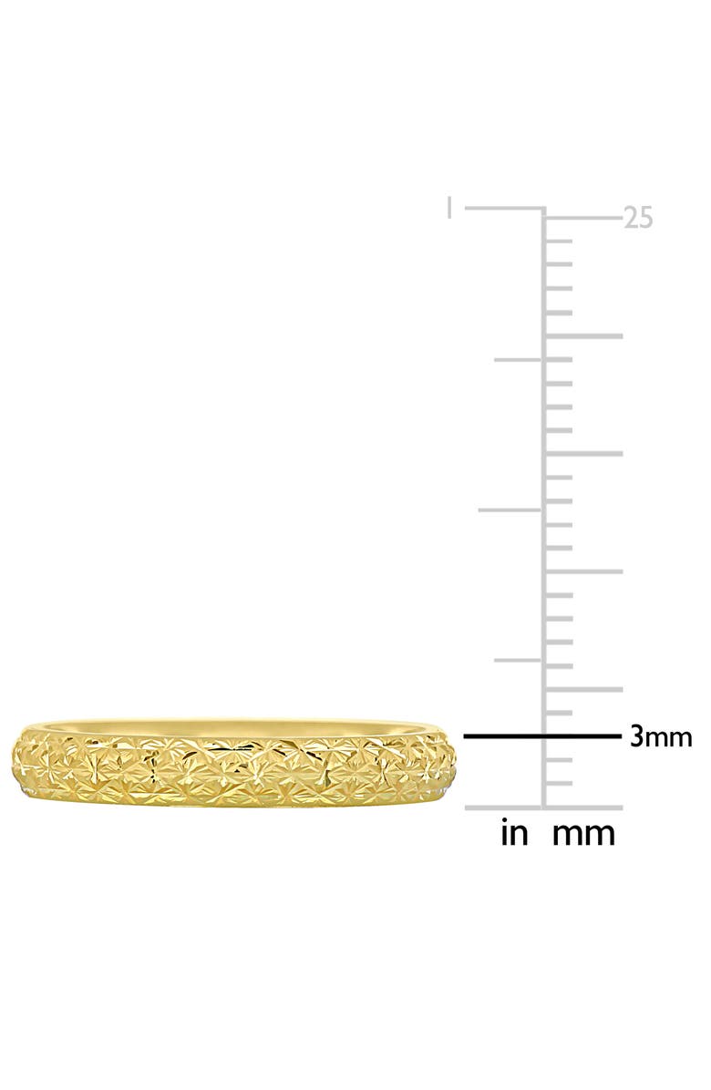 Julianna B. Textured Wedding Band 14k Yellow Gold, Alternate, color, 