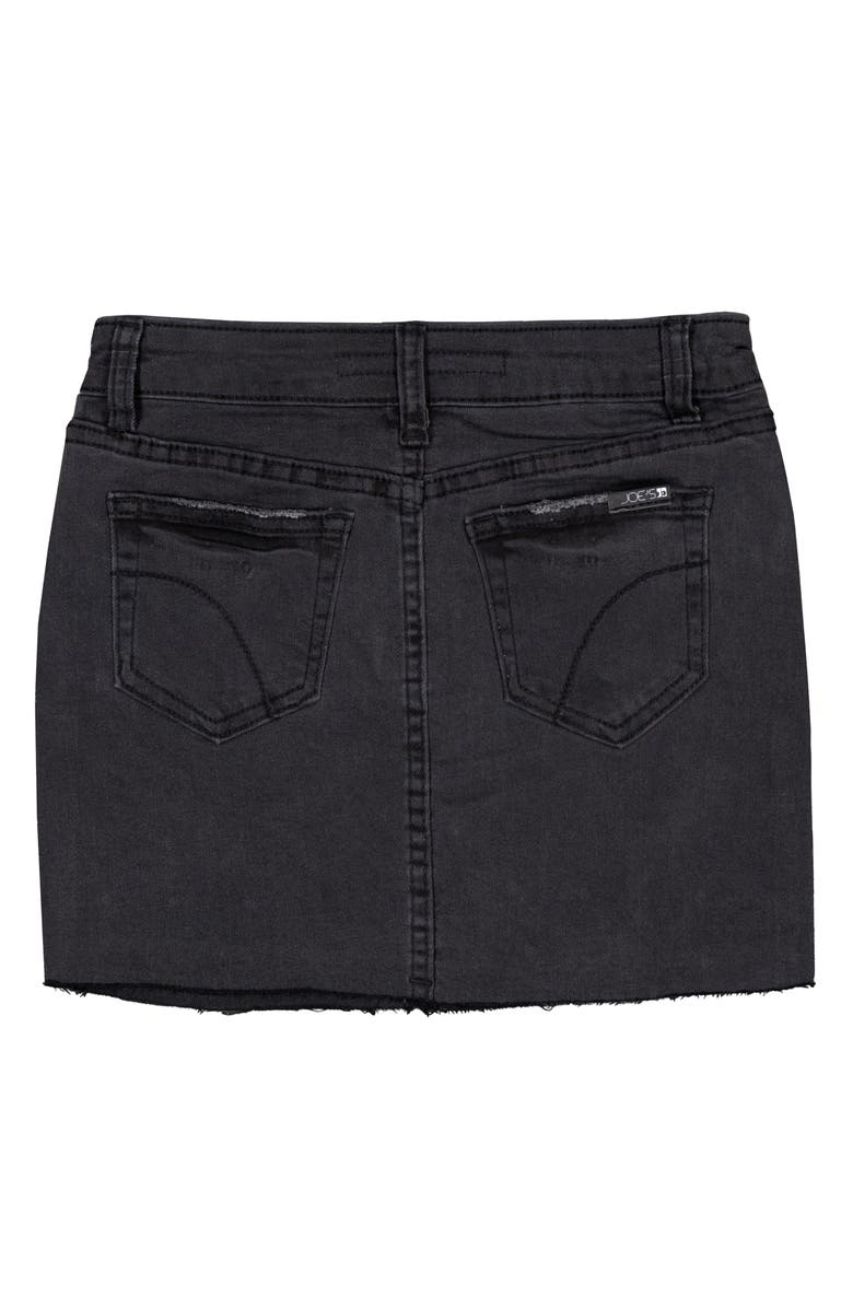 Kids' Mina Studded Raw Hem Denim Skirt
