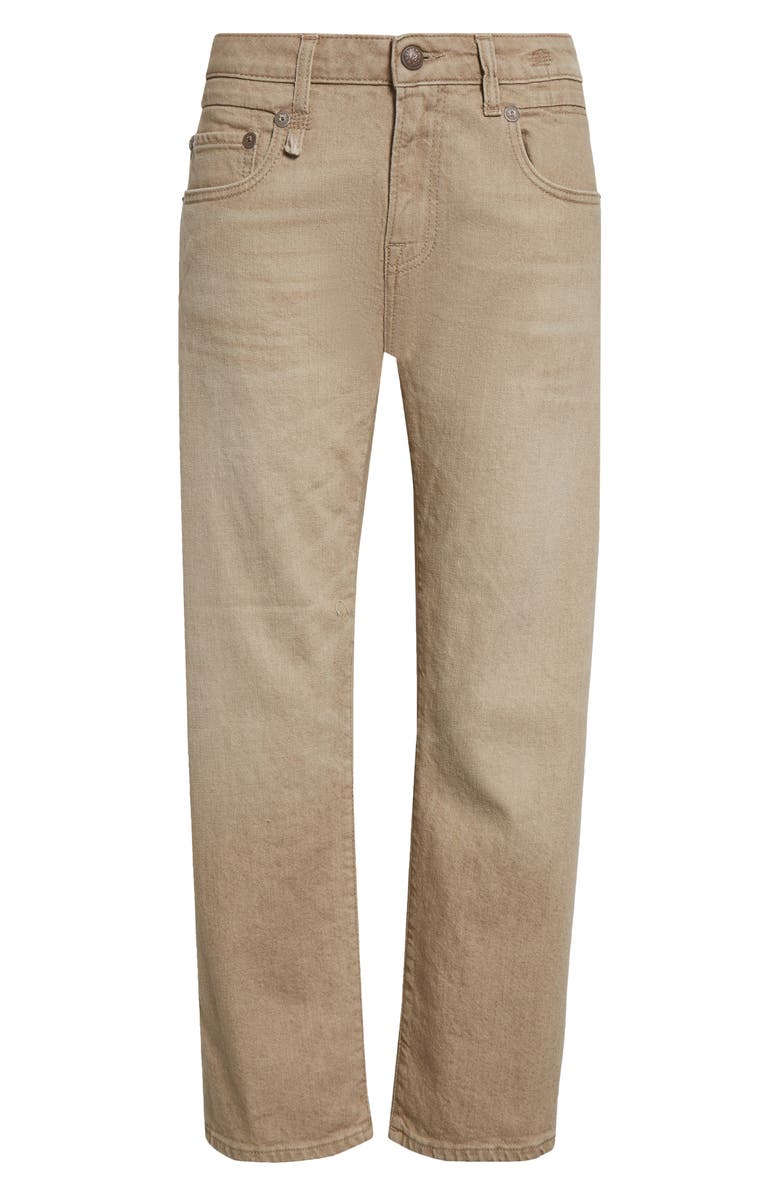 R13 Straight Leg Boy Crop Jeans, Alternate, color, 