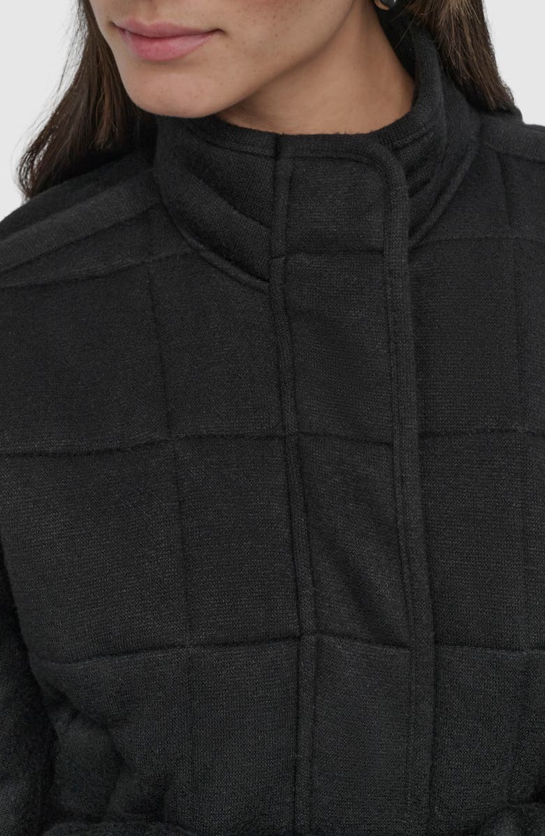 DKNY Quilted Knit Jacket, Alternate, color, 