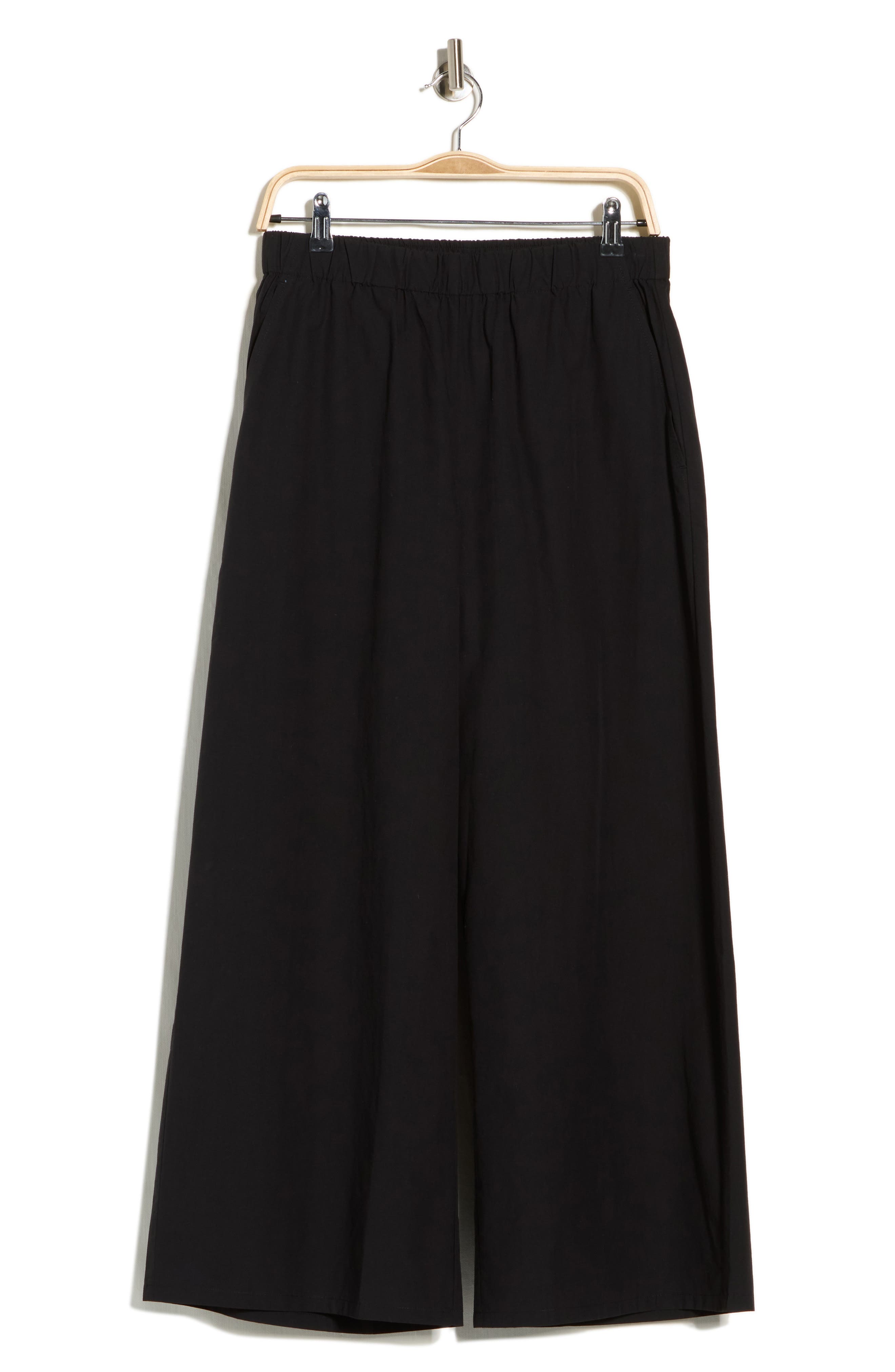 Eileen Fisher Organic Cotton Wide Ankle Length Pants