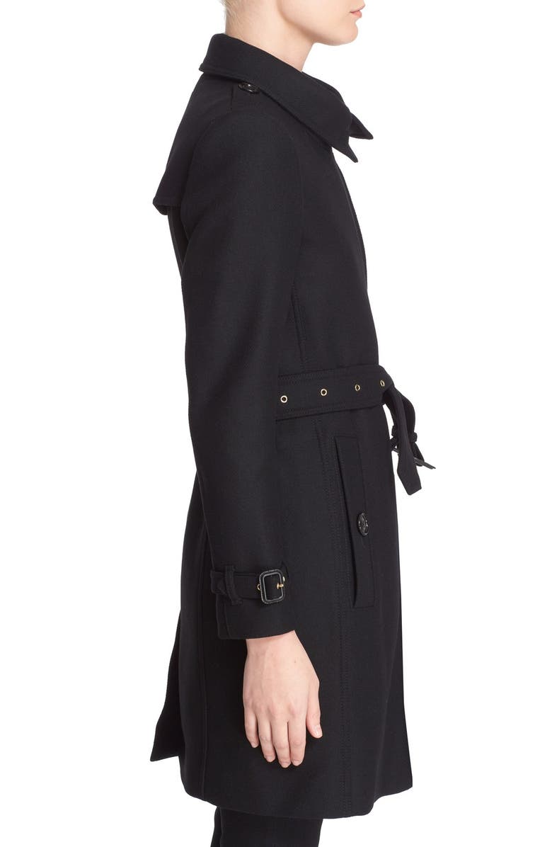 Burberry Gibbsmoore Funnel Collar Trench Coat, Alternate, color, 