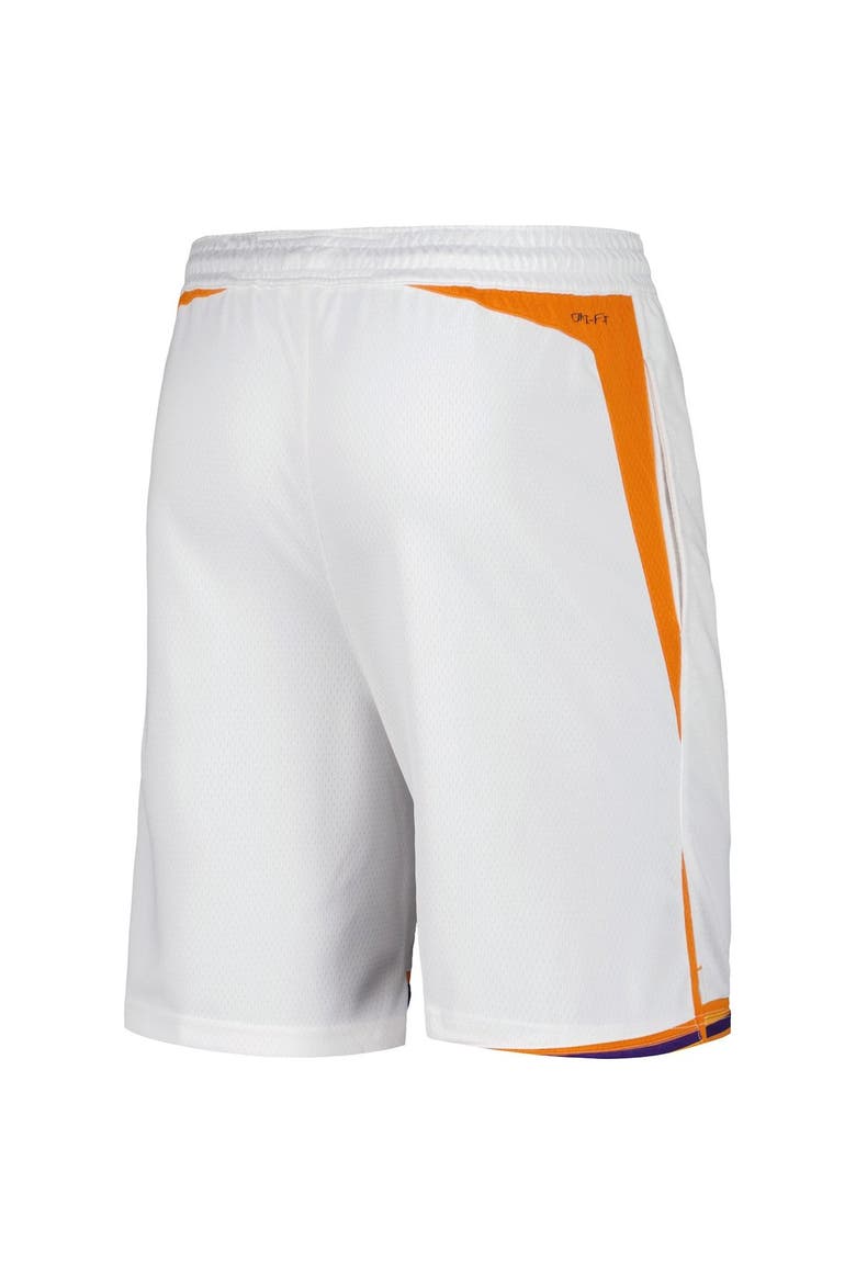 Men's Nike White Phoenix Suns Swingman Performance Shorts - Association Edition, Alternate, color, White