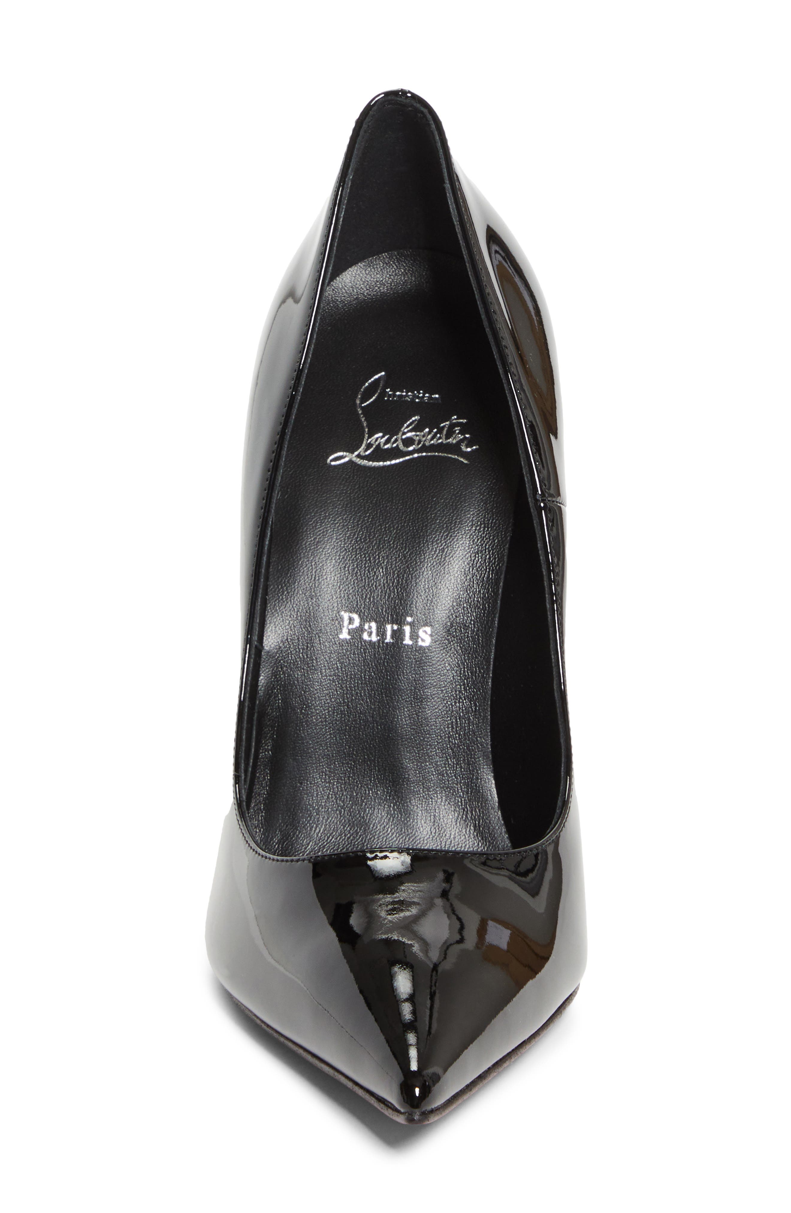 Christian Louboutin Miss Z Pointed Toe Pump, Alternate, color, Black