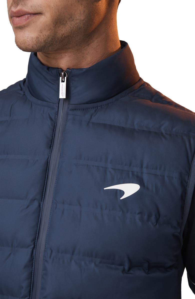 Reiss x McLaren Formula 1 Team Collection Recycled Polyester Puffer Vest, Alternate, color, 