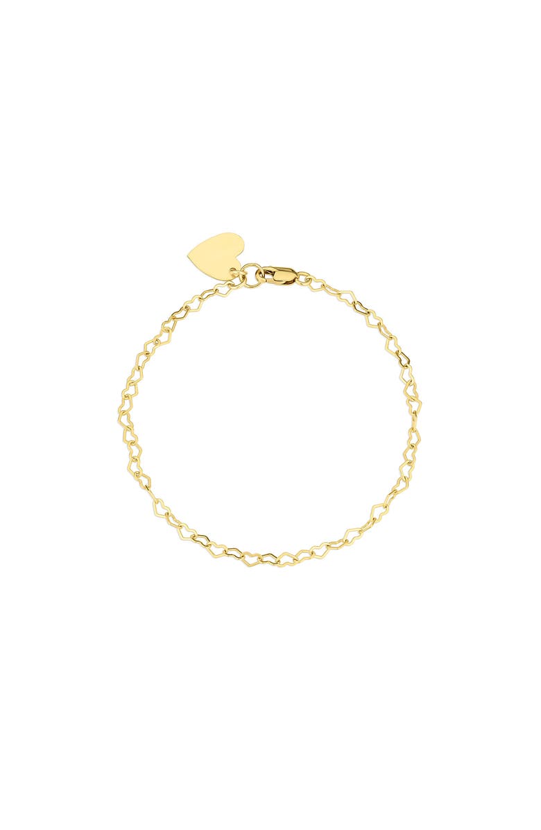 Set & Stones Mandy Heart Bracelet, Main, color, Gold