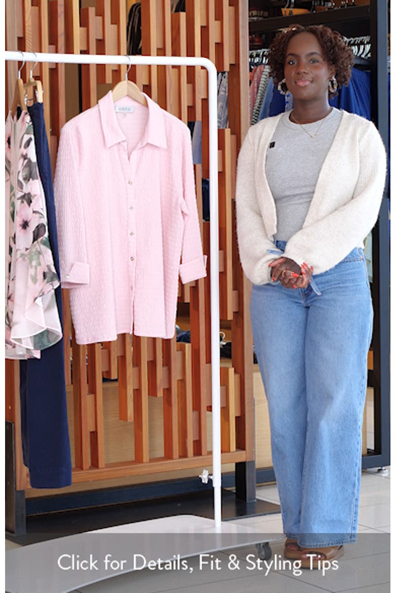 Ridge Knit Button-Up Shirt video