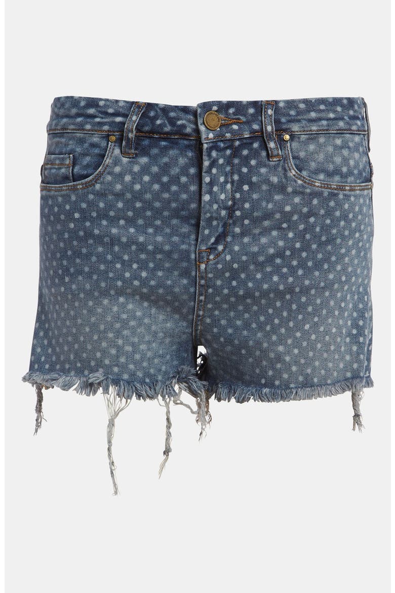 'The Solid Gold' High Waist Shorts, Main, color, TOXICITY