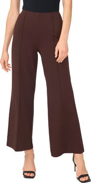 Vince Camuto Seam Front Ponte Wide Leg Pants