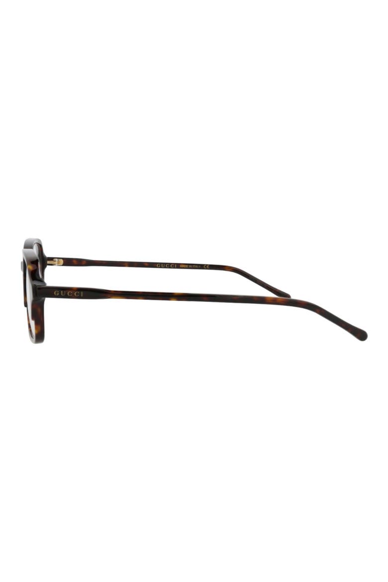 51mm Rectangular Optical Glasses, Alternate, color, HAVANA HAVANA TRANSPARENT