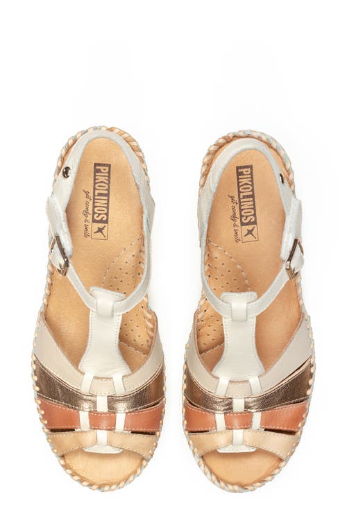 Pikolinos Aguadulce Wedge Sandal In Brown