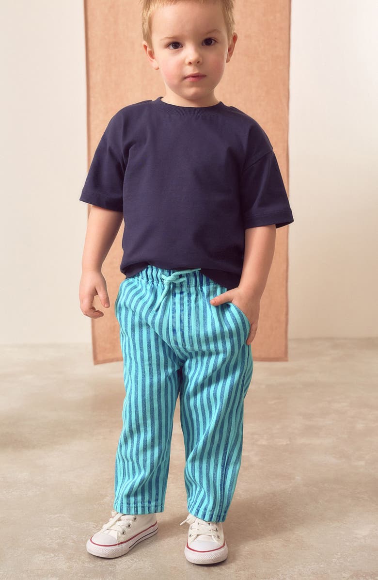 NEXT Kids' Stripe Denim Pants, Alternate, color, 
