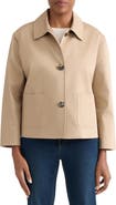 Jones New York Patch Pocket Cotton Blend Jacket