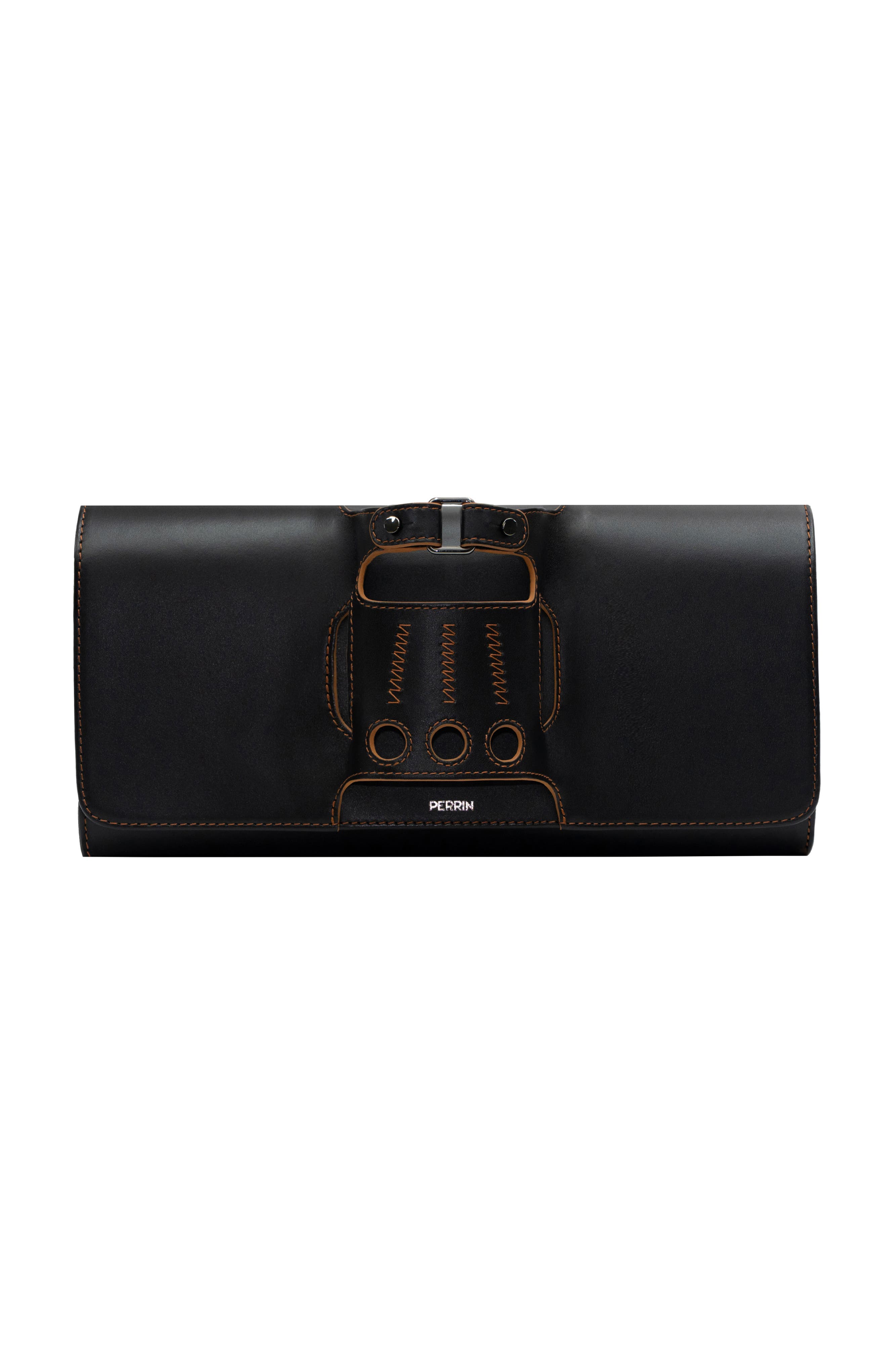 PERRIN PARIS Le Cabriolet Clutch, Main, color, Black