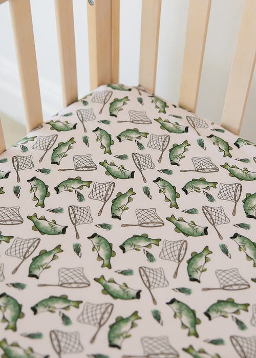Charlie Lou Baby ® Crib Sheet | Gone Fishin'