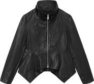 AllSaints Grace Leather Biker Jacket