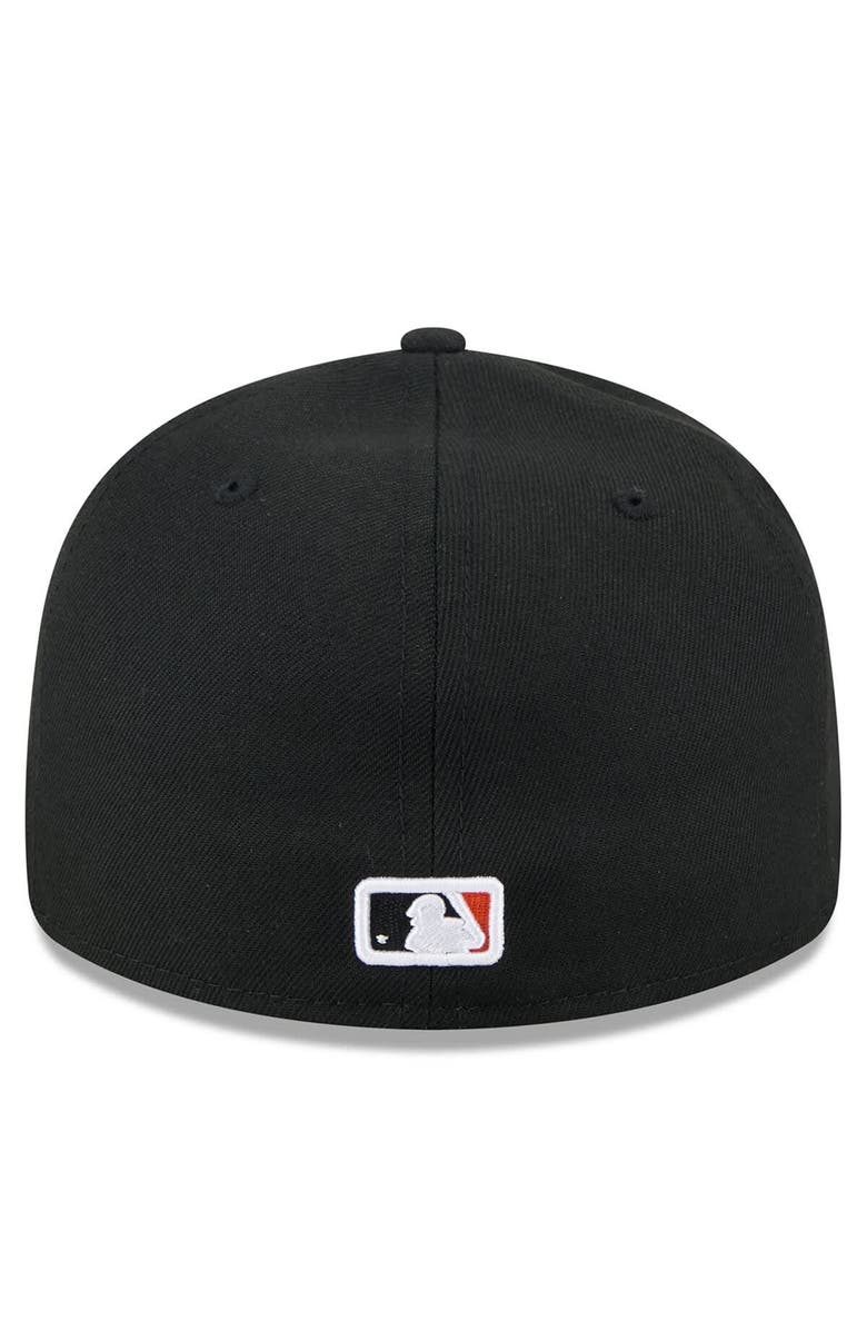 New Era Men's New Era  Black San Francisco Giants 2025 Jackie Robinson Day Retro Crown 59FIFTY Unstructured Fitted Hat, Alternate, color, 