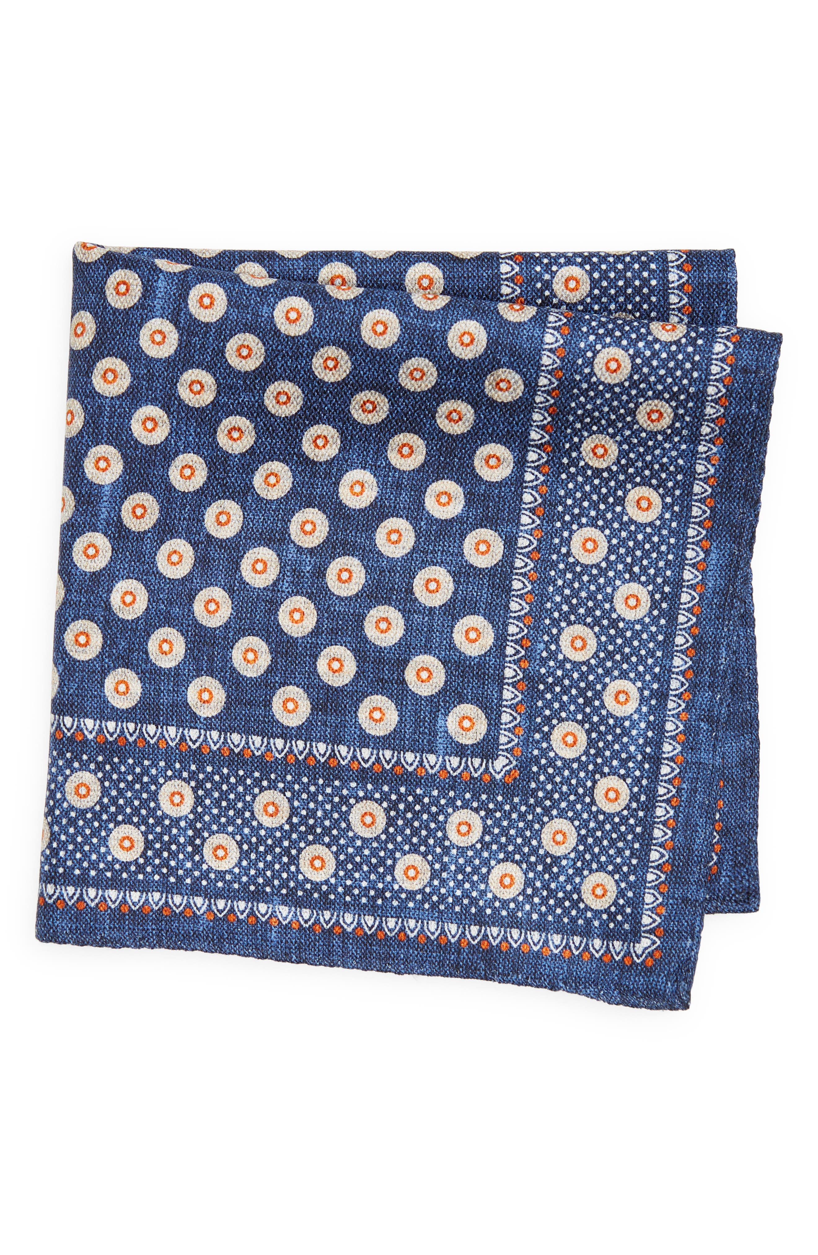 EDWARD ARMAH Reversible Silk Pocket Square (Men) | Nordstromrack