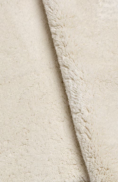 Christy Deep Pile Thick Non-slip Bath Rug In Parchment