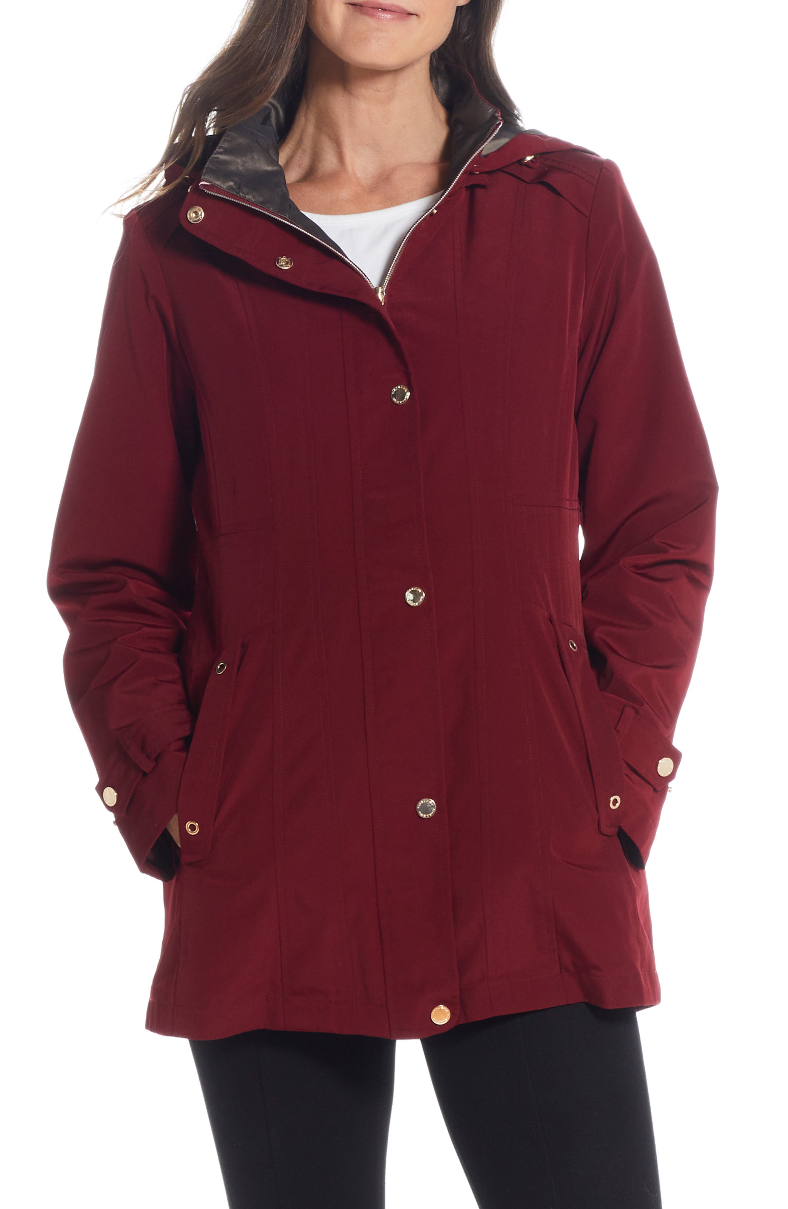Water Resistant Zip Front Rain Jacket - image 3