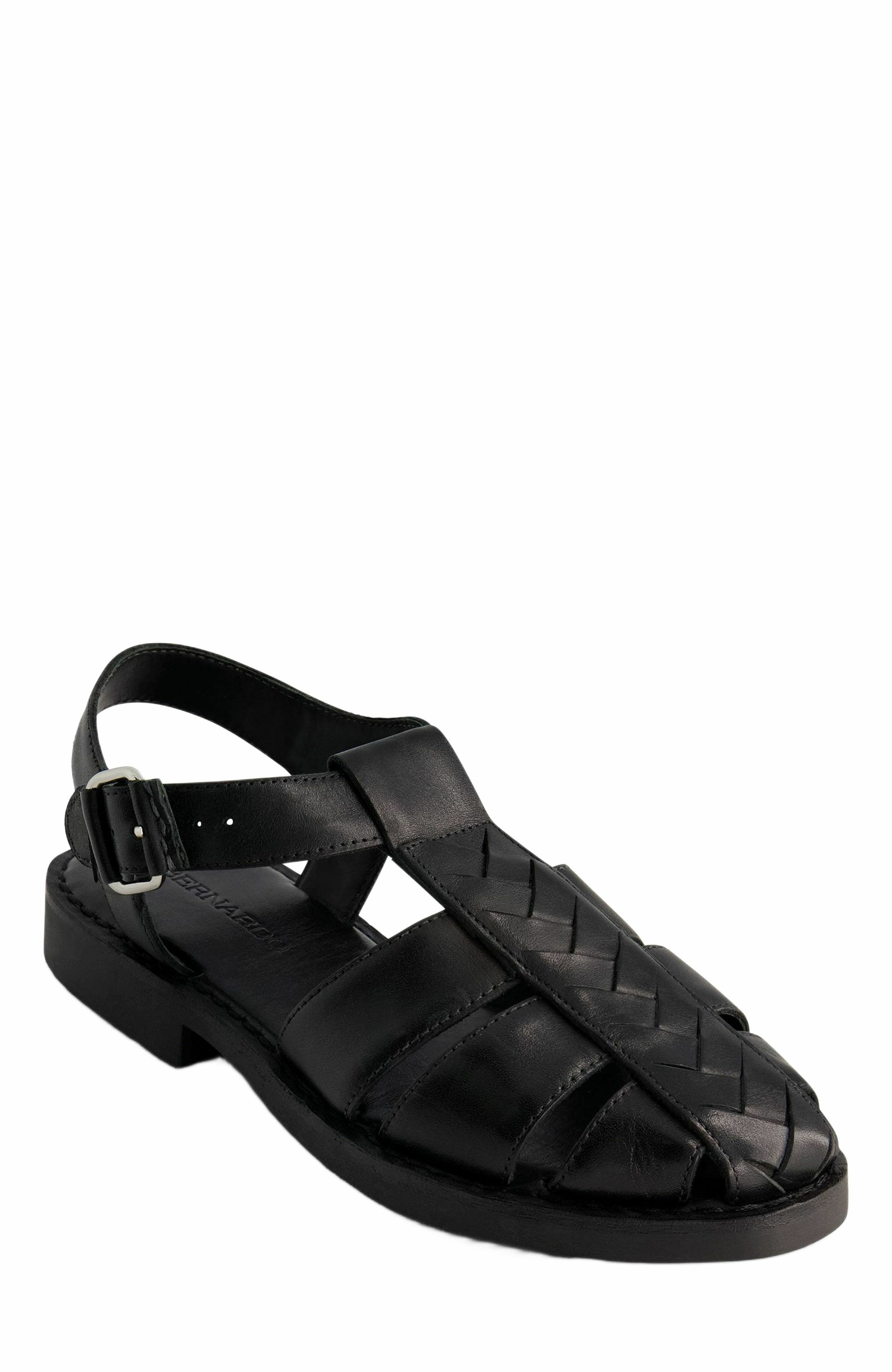 Bernardo Footwear Pippa Fisherman Sandal, Main, color, Black