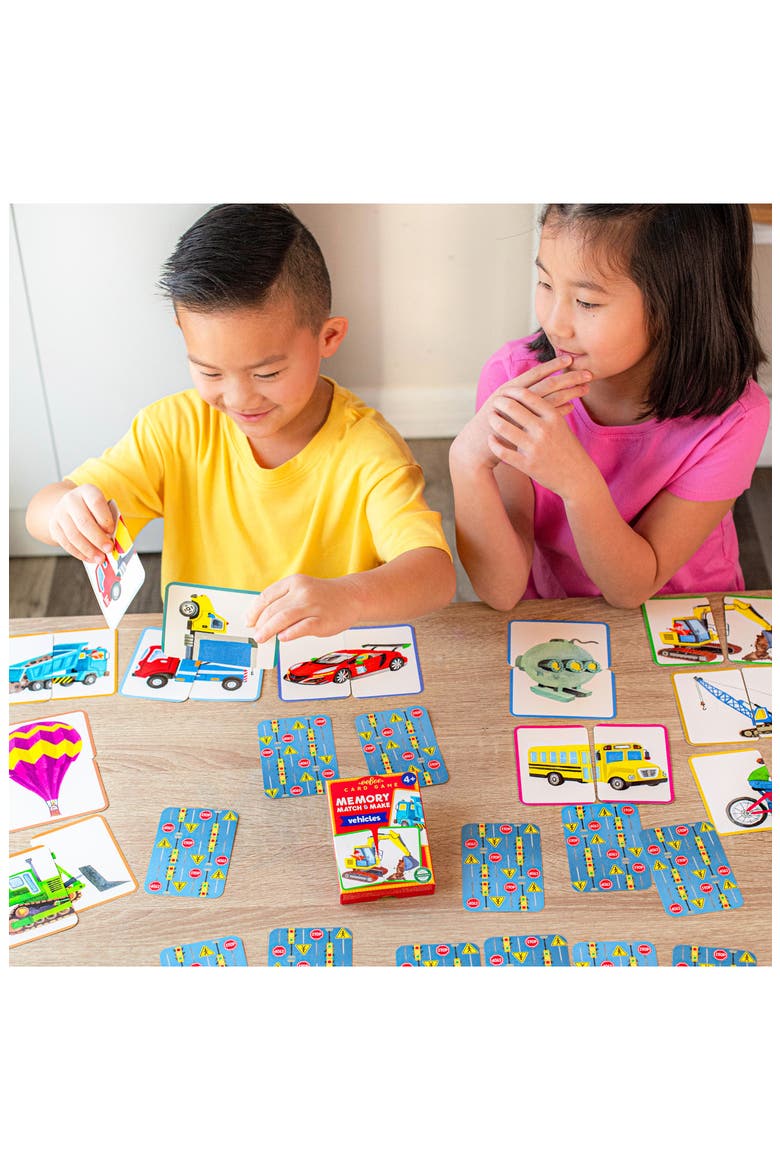 Kids' Vehicles Memory Match & Make Game, Alternate, color, MULTI