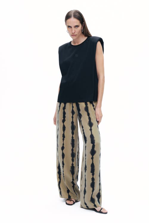 NOCTURNE NOCTURNE FLOWY PRINTED PANTS