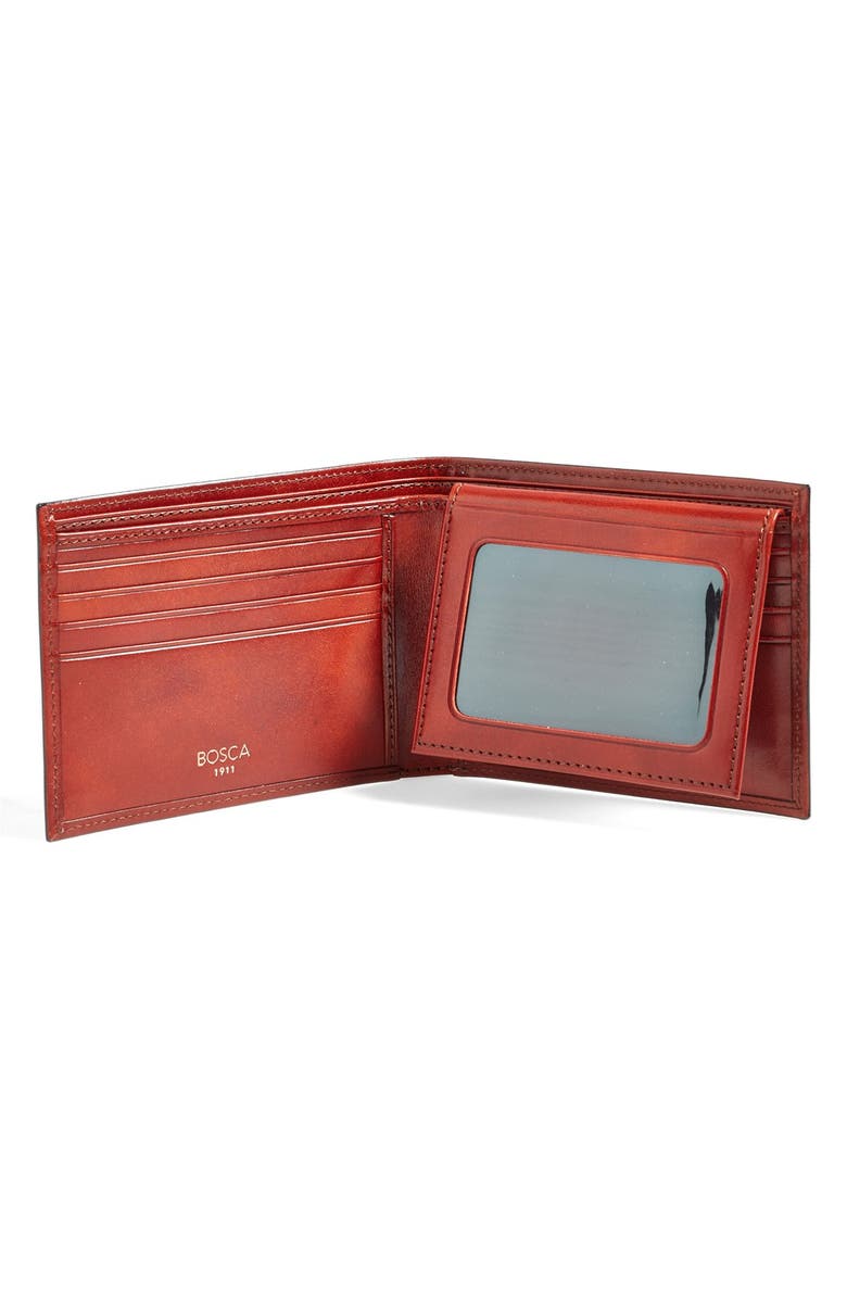 Bosca ID Passcase Wallet, Alternate, color, Cognac