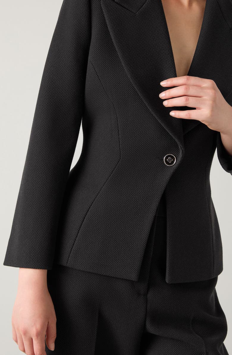 LK Bennett Rosa One-Button Blazer, Alternate, color, Black